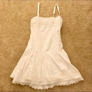 White Abercrombie and Fitch sundress
